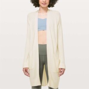 Lululemon Athletica Cream Cardigan